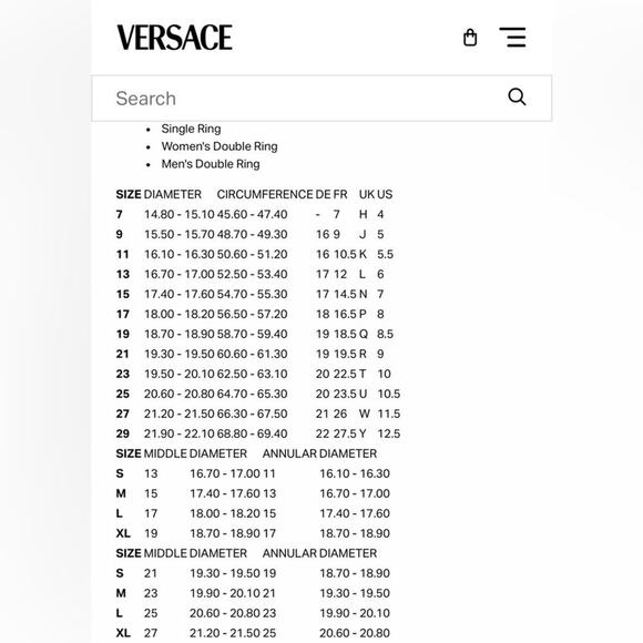 Versace Women's Silver and Gold Medusa Ring Size 17 - Picture 6 of 6